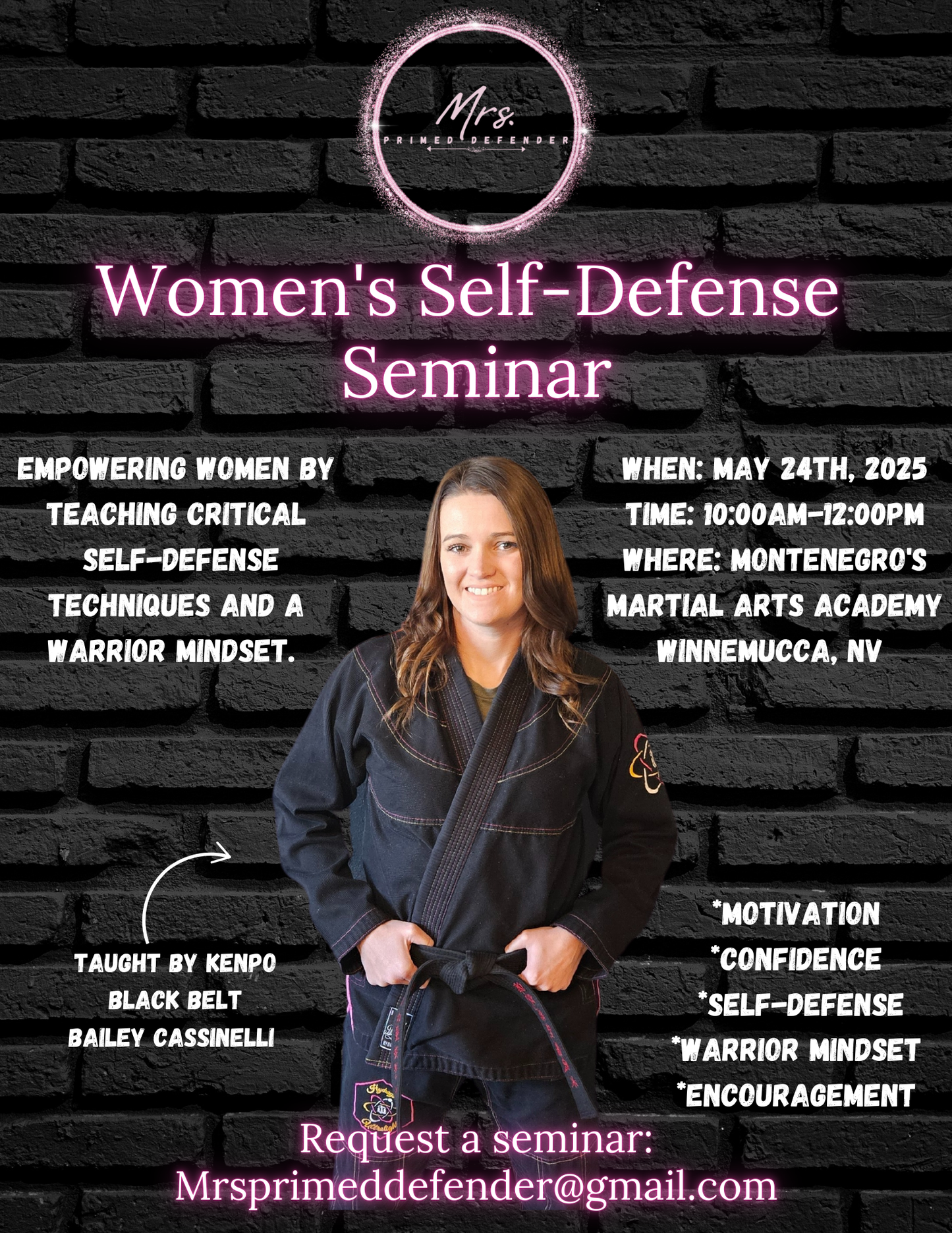 Women's Self Defense Seminar - Winnemucca, NV