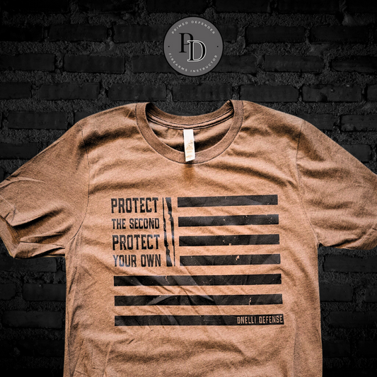 Protect The Second, Protect Your Own Brown Tee