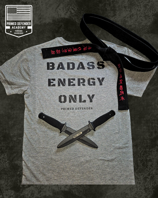 Badass Energy Only Tee (Grey)